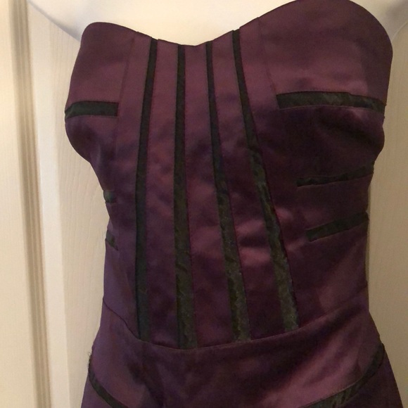 🌺 Purple and Black Dress - Picture 3 of 3